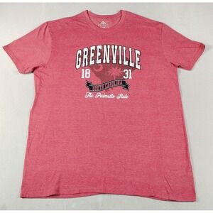 Greenville Shirt Mens XL Red Point South Carolina Palmetto State Graphic Tee